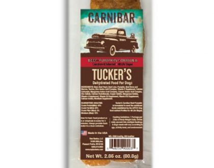 Tucker's Carnibar Dehydrated Food